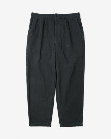 SANMONT / 2TUCK WORK PANTS / NAVY