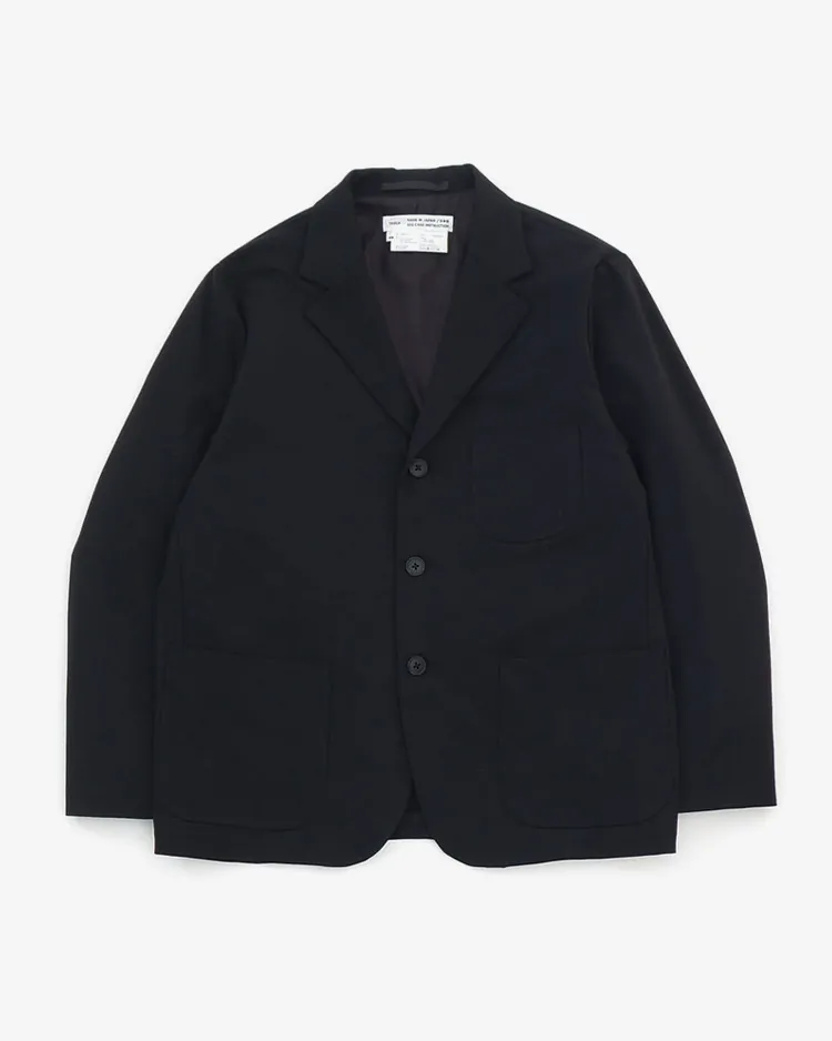 YAECA (MEN) / 2WAY JACKET / BLACK