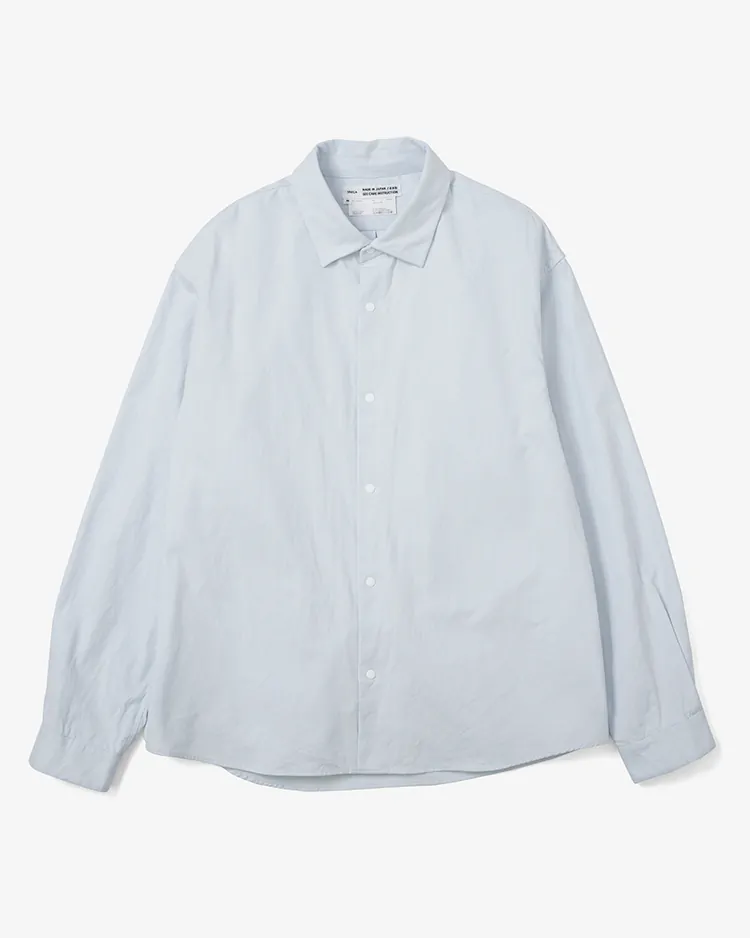 YAECA (MEN) / Comfort Shirt Extra Wide / SAX