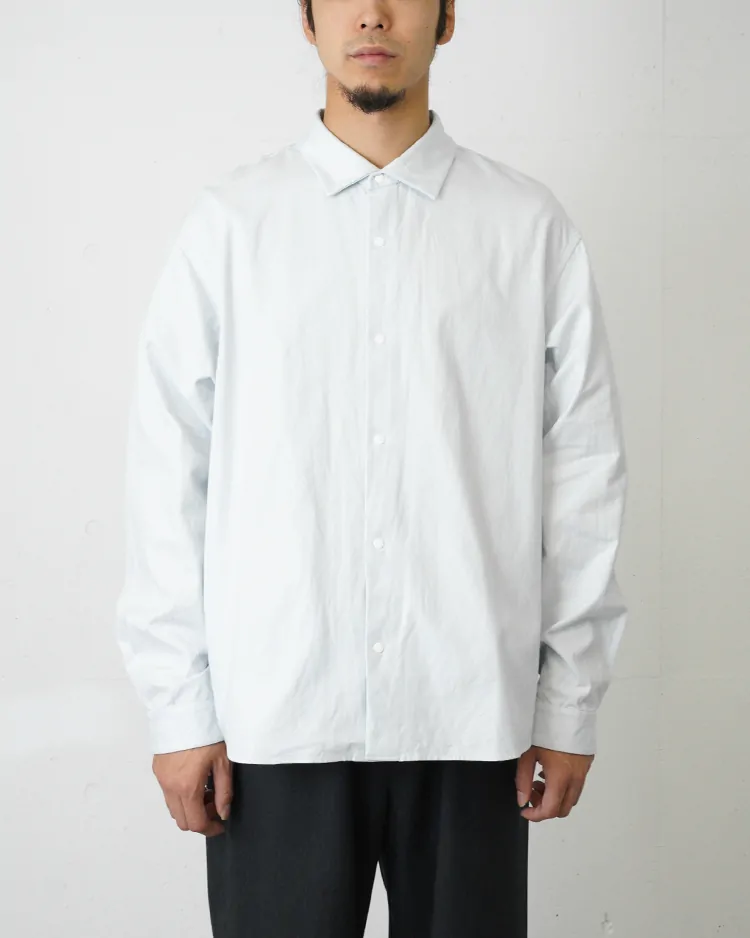 YAECA (MEN) / Comfort Shirt Extra Wide / SAX