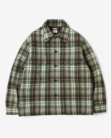  / VIRGIN WOOL CPO JACKET / MOCA