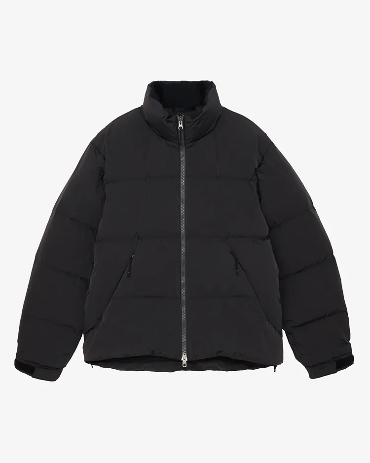 Goldwin / Dope Dyed Ripple Nylon Down Jacket / DEEP CHARCOAL(DH)