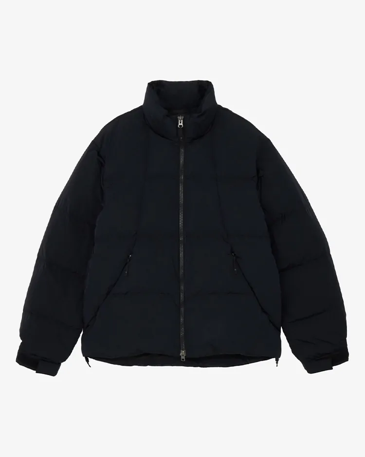Goldwin / Dope Dyed Ripple Nylon Down Jacket / DARK NAVY(DN)