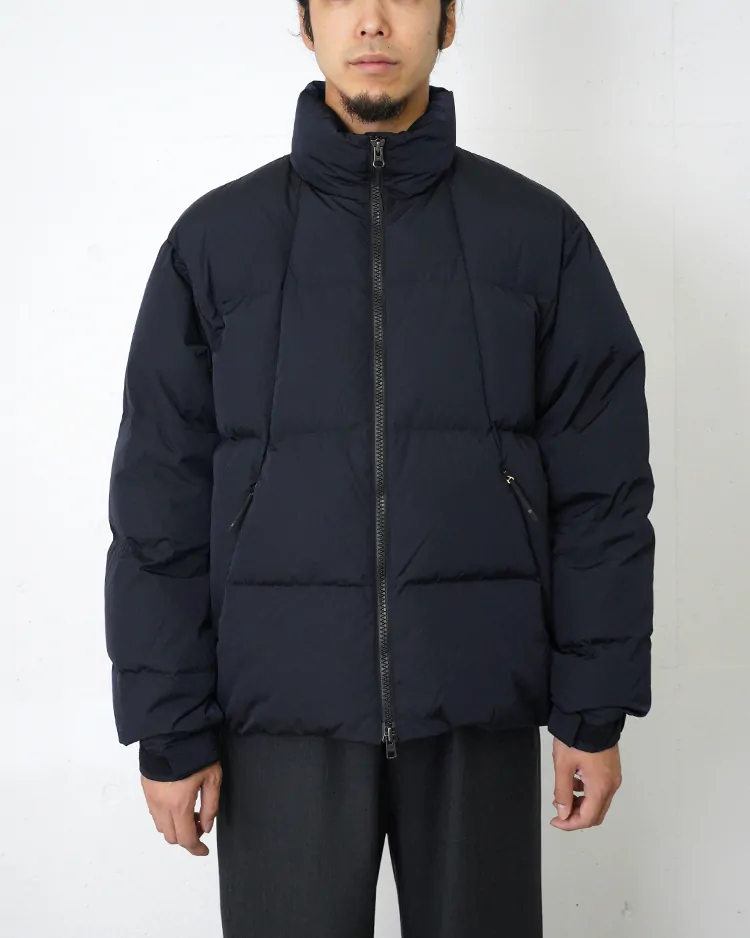 Goldwin / Dope Dyed Ripple Nylon Down Jacket / DARK NAVY(DN)
