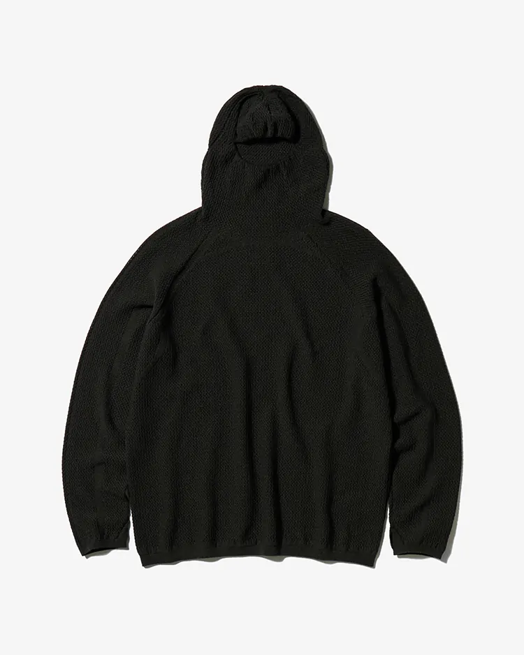 Goldwin 0 / Perforated Wholegarment Knit Top / BLACK(BK)