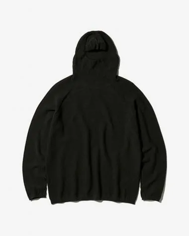 Goldwin 0 / Perforated Wholegarment Knit Top / BLACK(BK)