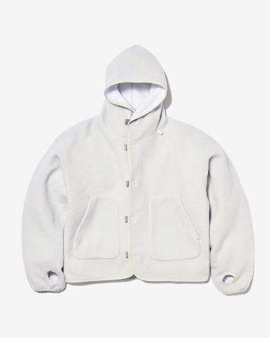  / Wool Fleece Hoodie / NATURAL GRAY(NY)