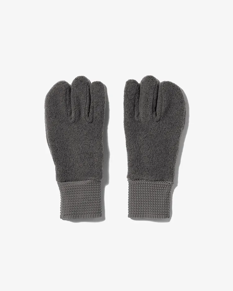 Goldwin 0 / Wool Fleece Gloves / DARK LAVA (DA)