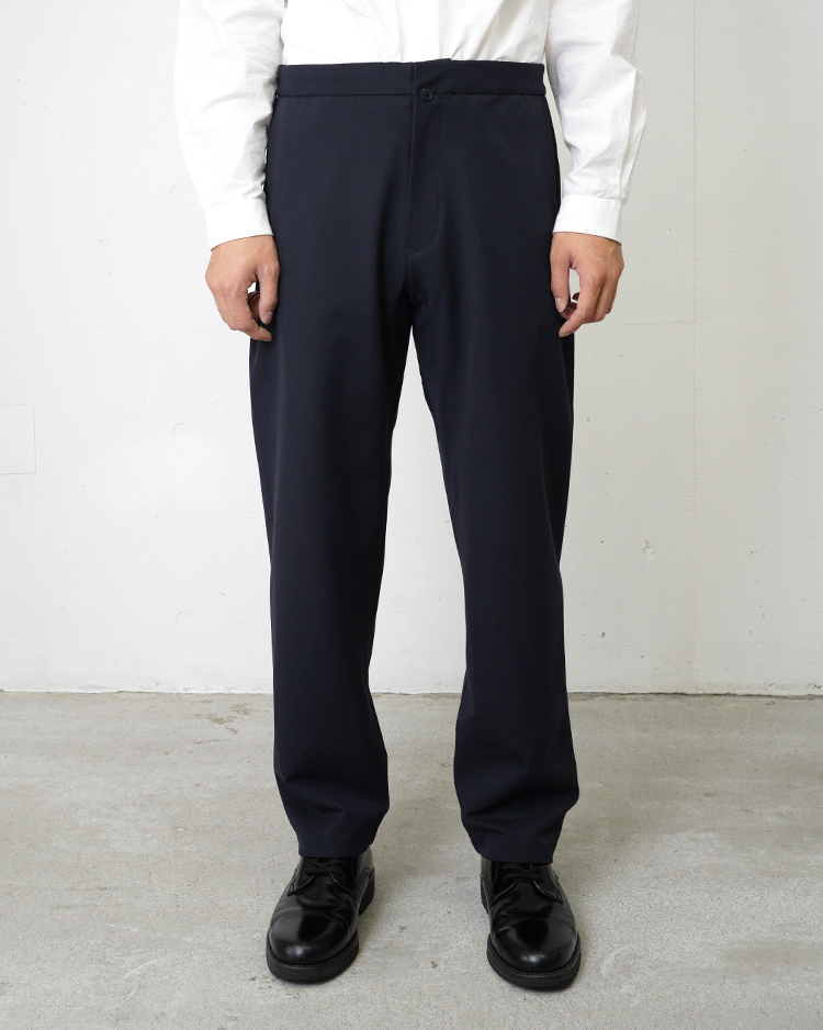 YAECA (MEN) / 2-Way Standard Trousers / NAVY