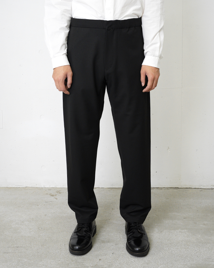 YAECA (MEN) / 2-Way Standard Trousers / BLACK