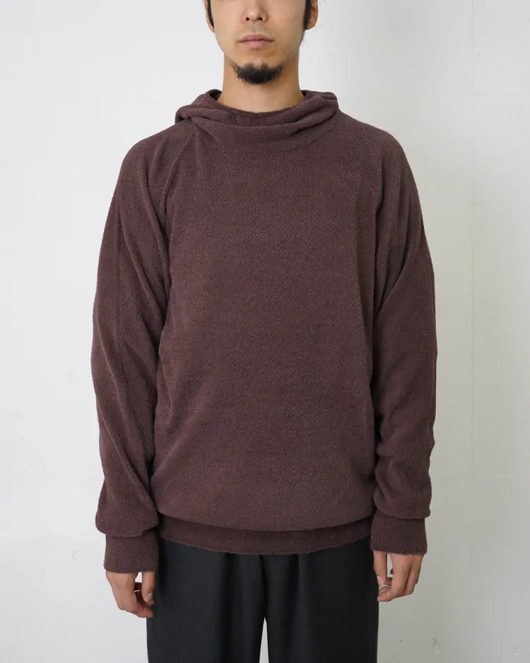 Goldwin / Mesh Pile Hoodie / ROSE TAUPE(RT)