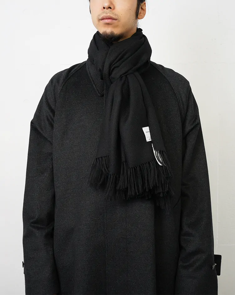 THE INOUE BROTHERS... / Non Brushed Stole / BLACK