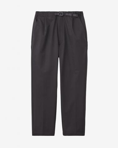  / One Tuck Tapered Stretch Pants / BLACK(BK)