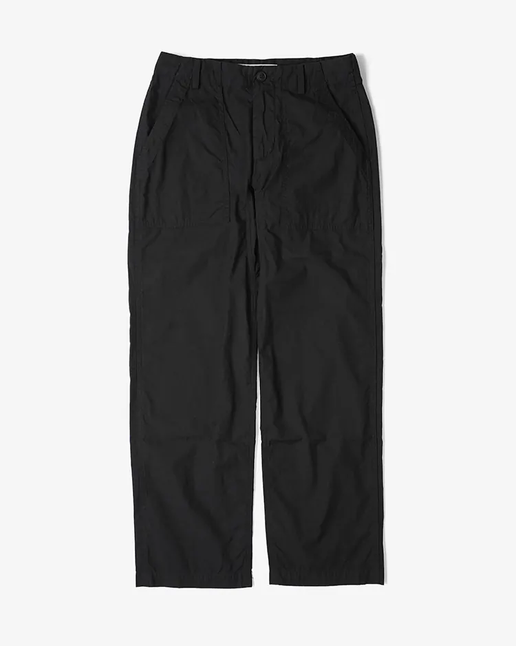 YAECA (WOMEN) / W Baker Pants Poplin / BLACK