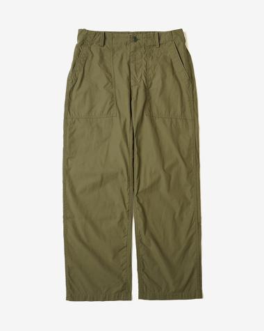 YAECA (MEN) / M Baker Pants Poplin / OLIVE KHAKI