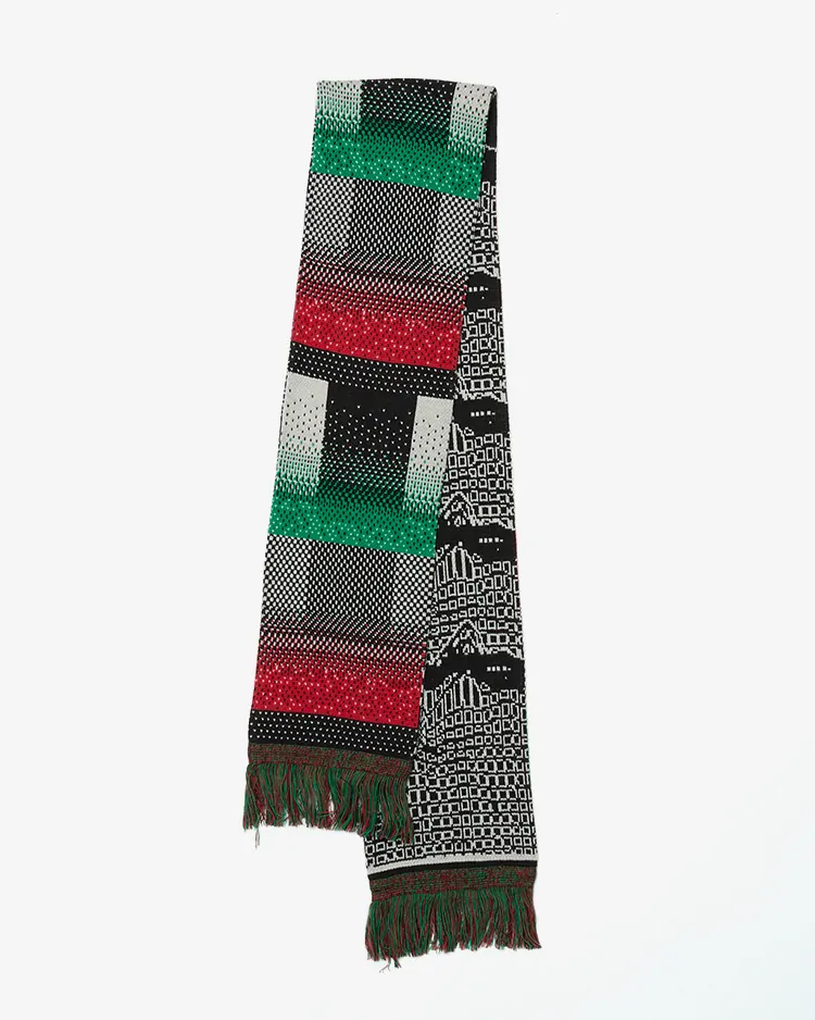 BAL / JACQUARD KNIT SOCCER SCARF / MULTI