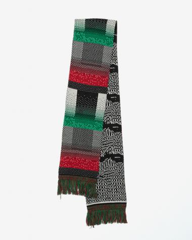 BAL / JACQUARD KNIT SOCCER SCARF / MULTI