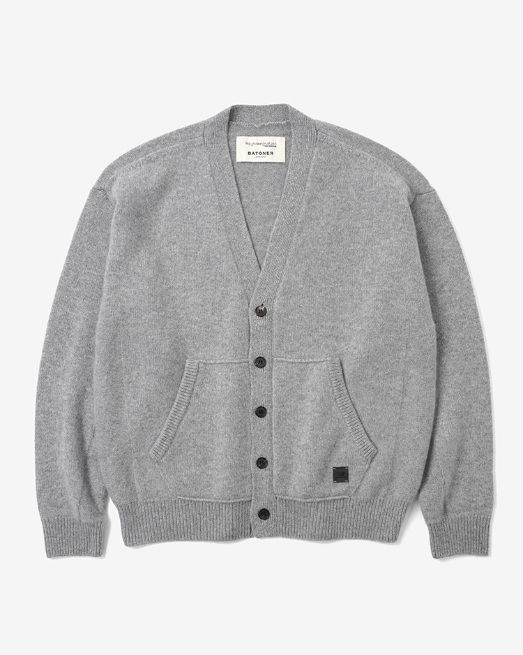TOKYO DESIGN STUDIO New Balance  / BATONER x TDS Cashmere 7G Cardigan (MT62S4MV) / HEATHER GREY