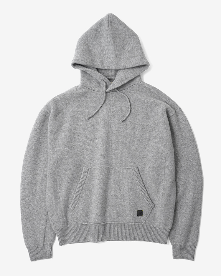 TOKYO DESIGN STUDIO New Balance  / BATONER x TDS Cashmere 7G Knit Hoodie (MT6209QI) / HEATHER GREY