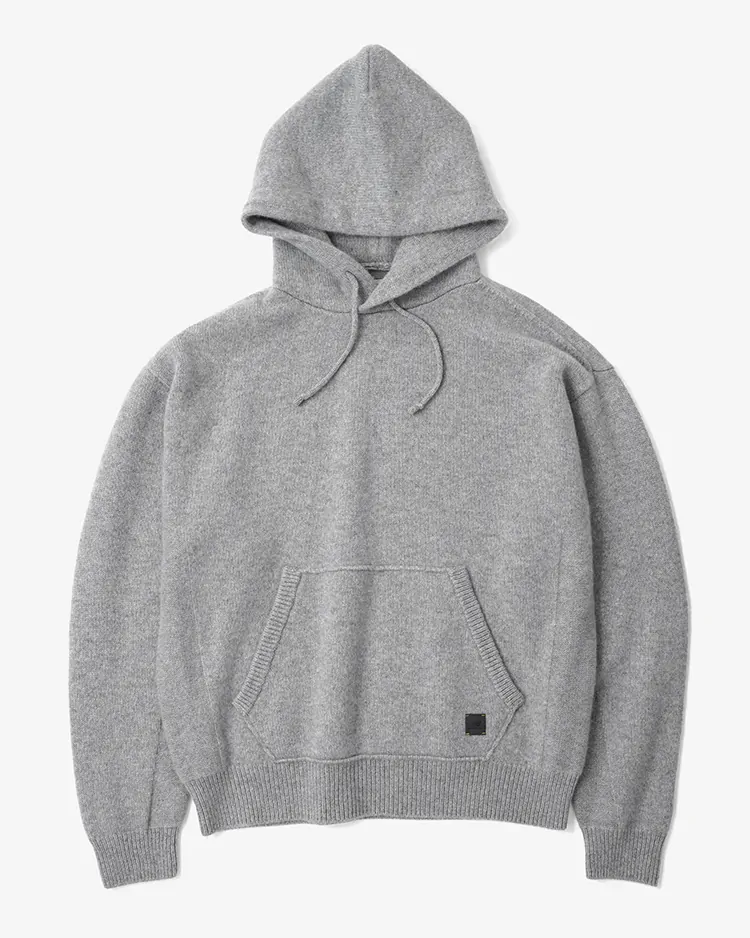 TOKYO DESIGN STUDIO New Balance  / BATONER x TDS Cashmere 7G Knit Hoodie (MT6209QI) / HEATHER GREY