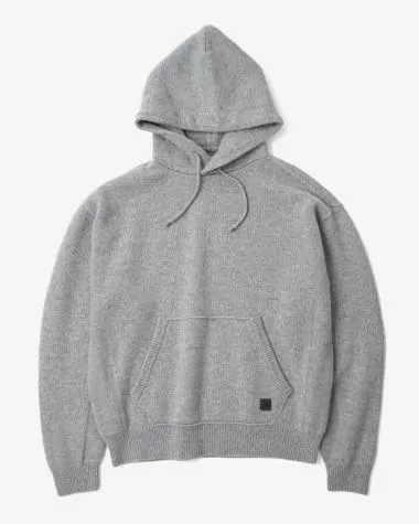 TOKYO DESIGN STUDIO New Balance  / BATONER x TDS Cashmere 7G Knit Hoodie (MT6209QI) / HEATHER GREY