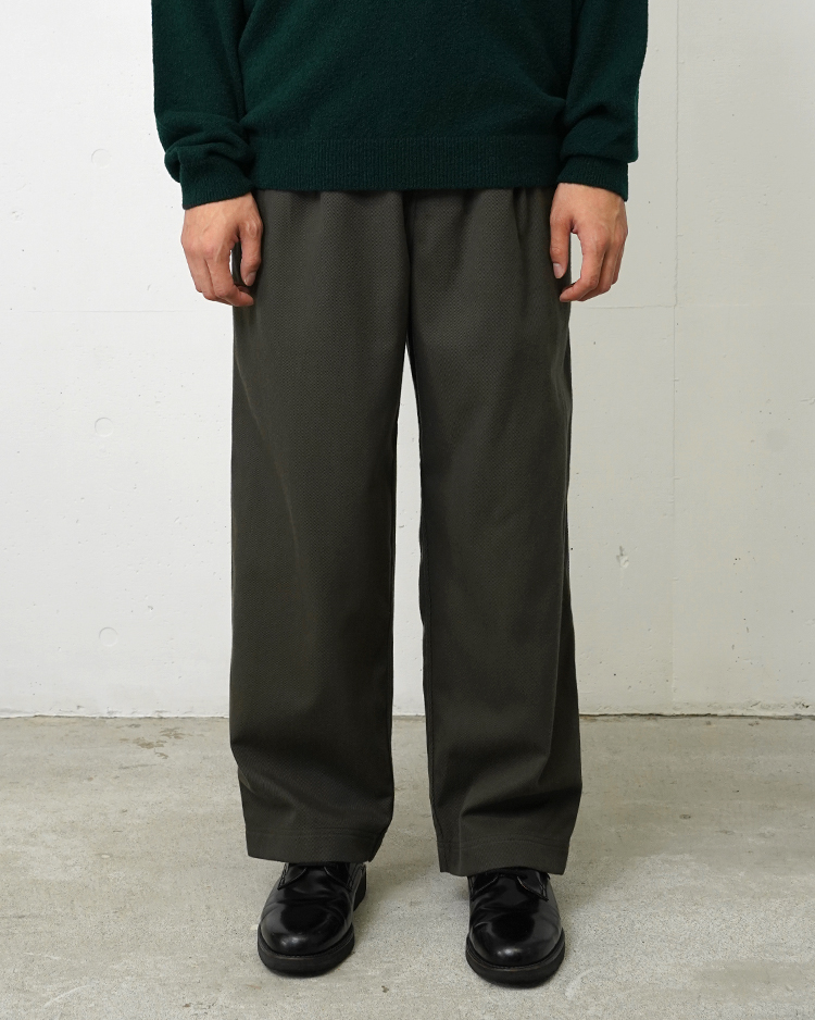 ATON (MEN) / WOOL COTTON KERSEY CLIMBING PANTS / KHAKI