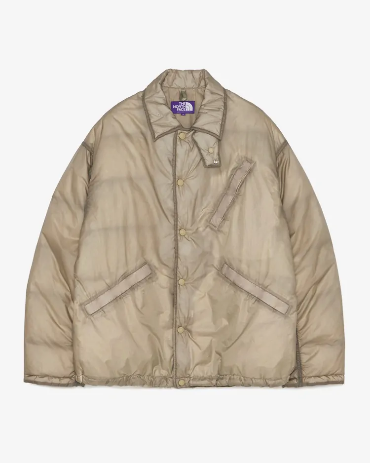 THE NORTH FACE PURPLE LABEL / Field Down Coach Jacket / TP(Taupe)