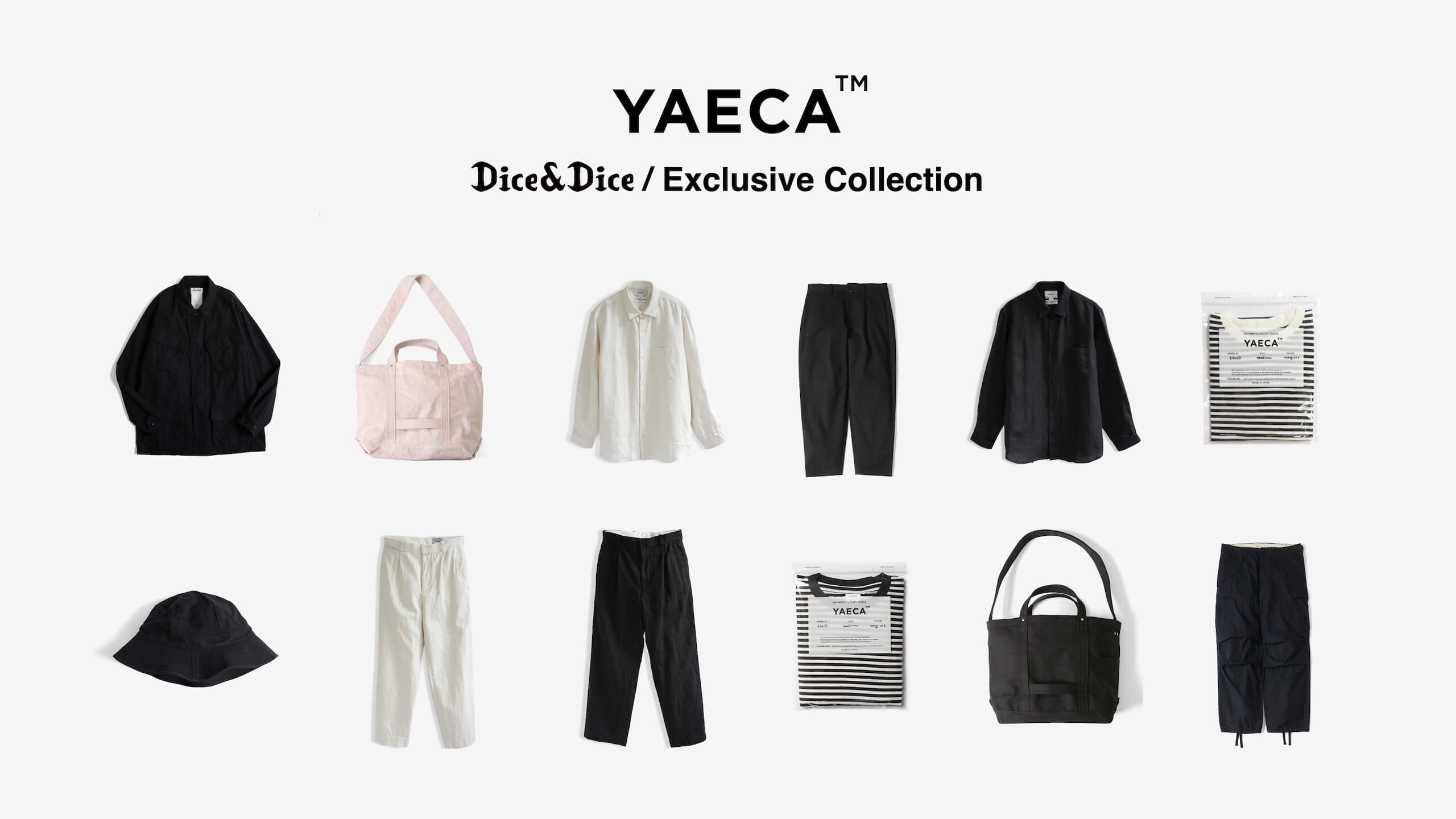 YAECA for Dice&Dice 2024SS Exclusive Collection