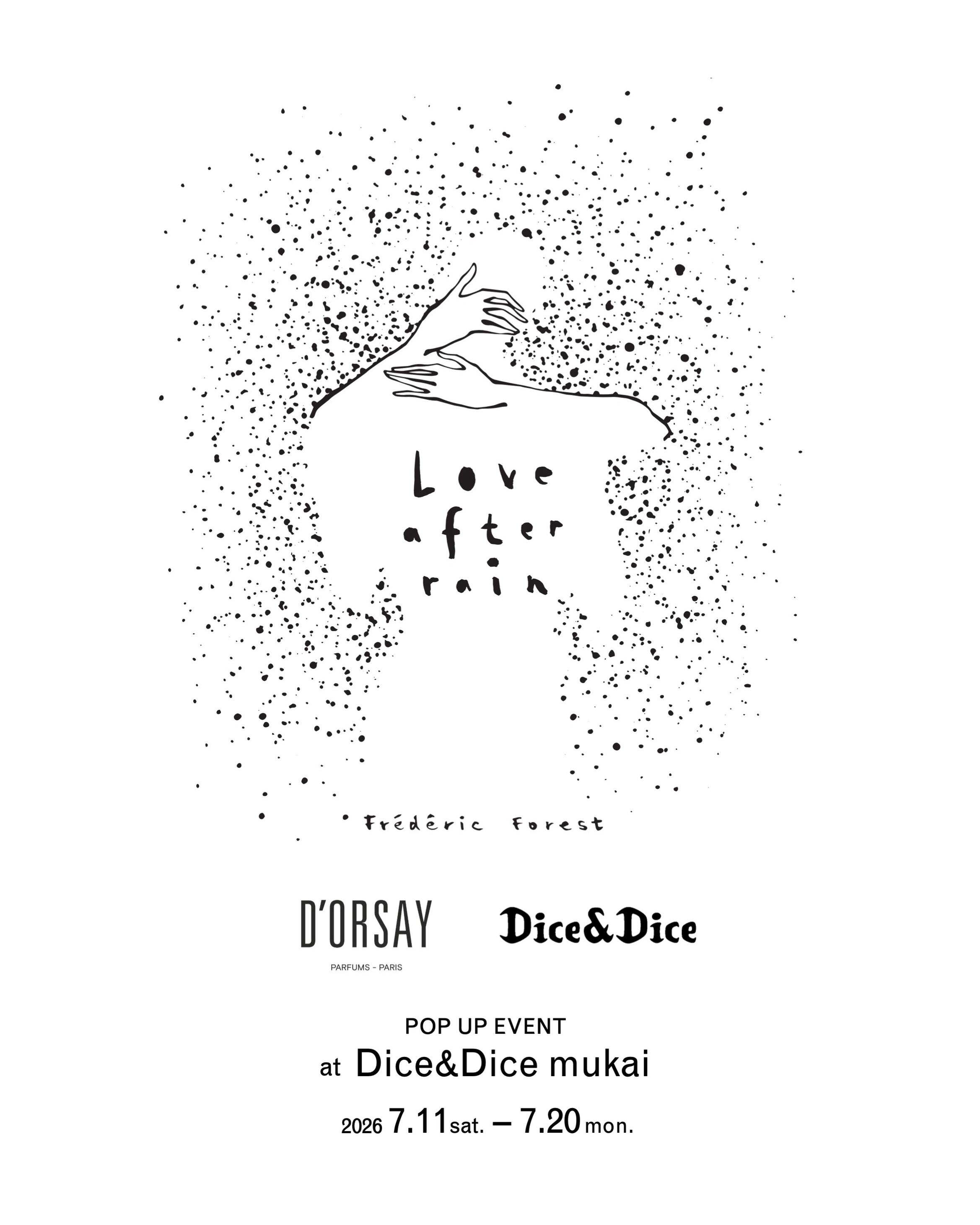 D’ORSAY POP UP at Dice&Dice mukai