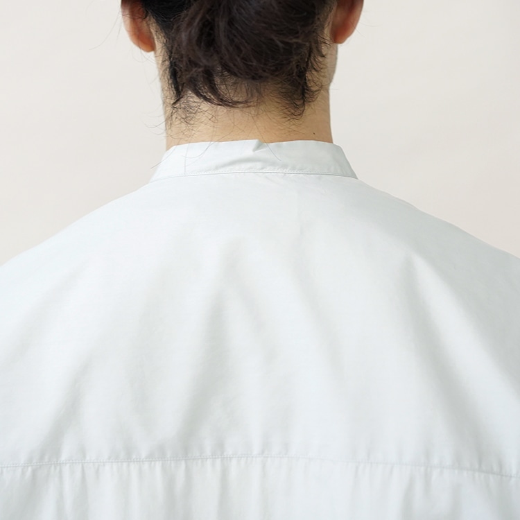 Graphpaper(グラフペーパー) / Broad L/S Oversized Band Collar Shirt
