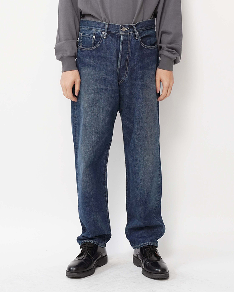 Graphpaper（グラフペーパー）Selvage Denim Five Pocket Tapered Pants / DARK FADE