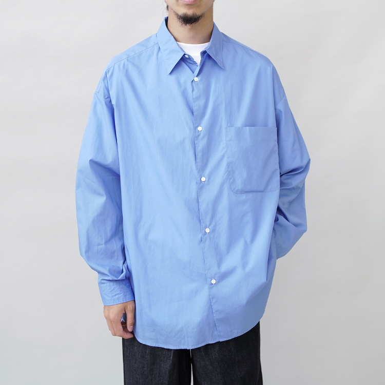 Graphpaper(グラフペーパー) / Broad L/S Oversized Regular Collar Shirt