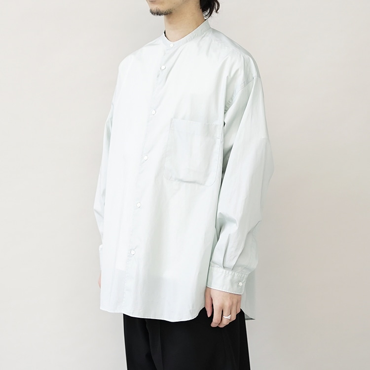 Graphpaper(グラフペーパー) / Broad L/S Oversized Band Collar Shirt
