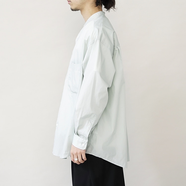 Graphpaper(グラフペーパー) / Broad L/S Oversized Band Collar Shirt