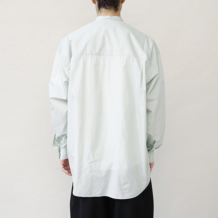 Graphpaper(グラフペーパー) / Broad L/S Oversized Band Collar Shirt