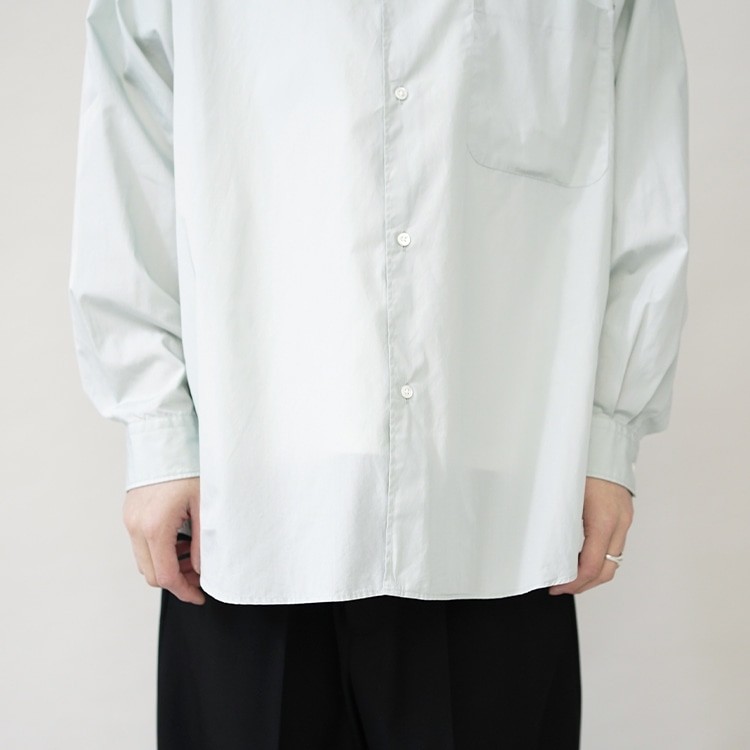Graphpaper(グラフペーパー) / Broad L/S Oversized Band Collar Shirt