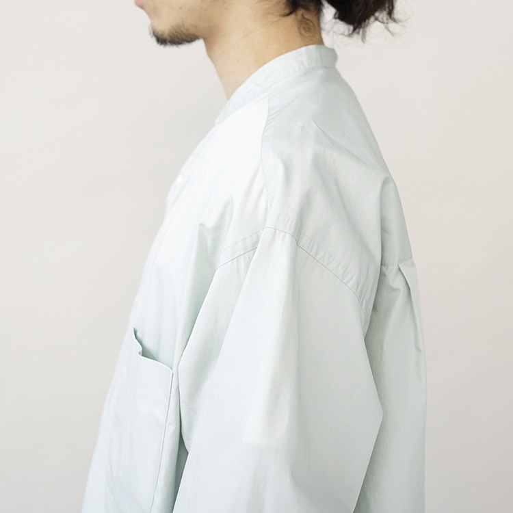 Graphpaper(グラフペーパー) / Broad L/S Oversized Band Collar Shirt