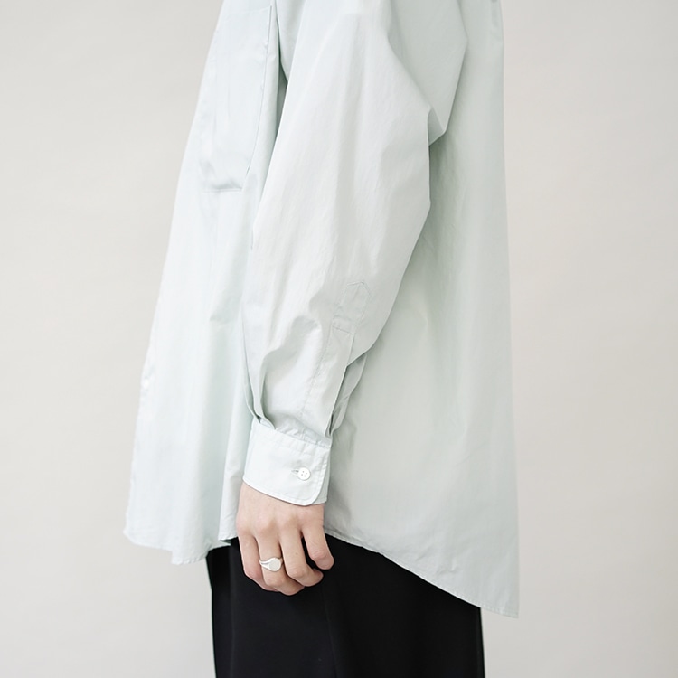 Graphpaper(グラフペーパー) / Broad L/S Oversized Band Collar Shirt