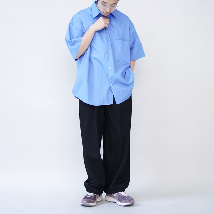 Graphpaper(グラフペーパー) / Broad S/S Oversized Regular Collar Shirt