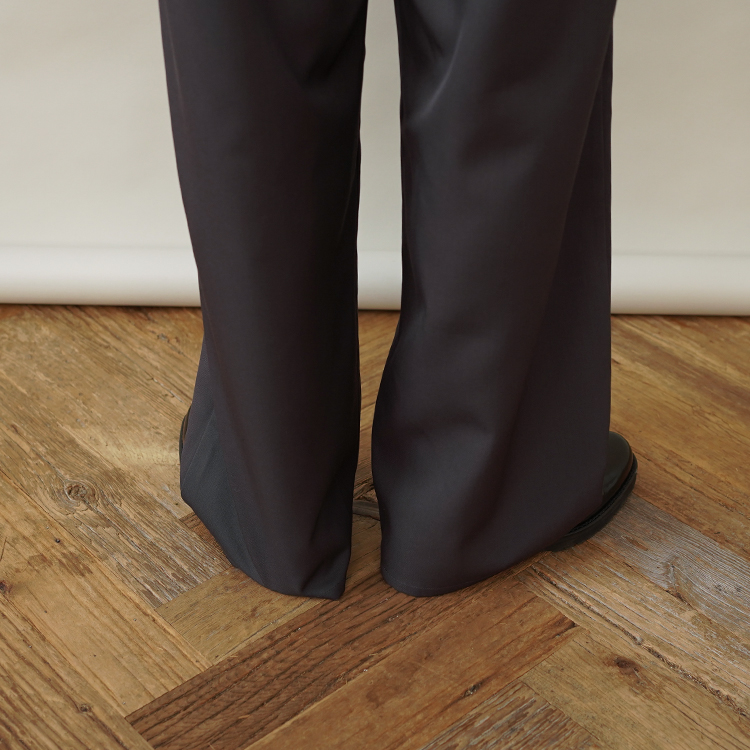 Graphpaper(グラフペーパー) / Scale Off Wool Wide Chef Pants