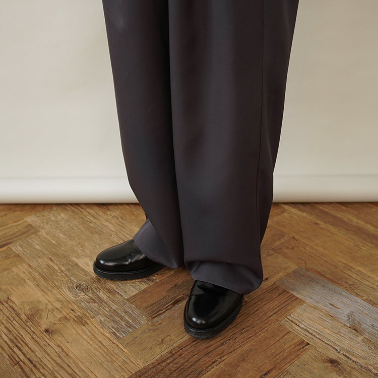 Graphpaper(グラフペーパー) / Scale Off Wool Wide Chef Pants