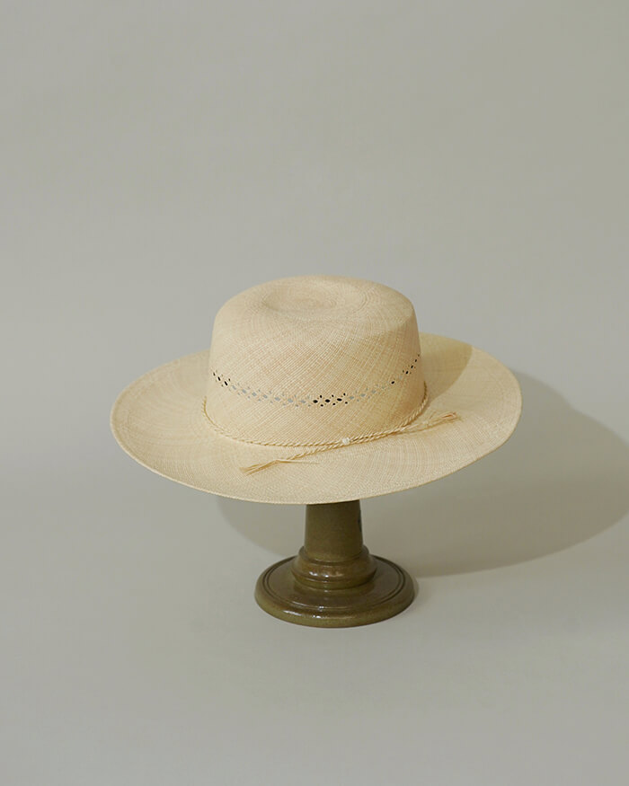 ORRS FLAT CLOWN PANAMA HAT - Grade.8