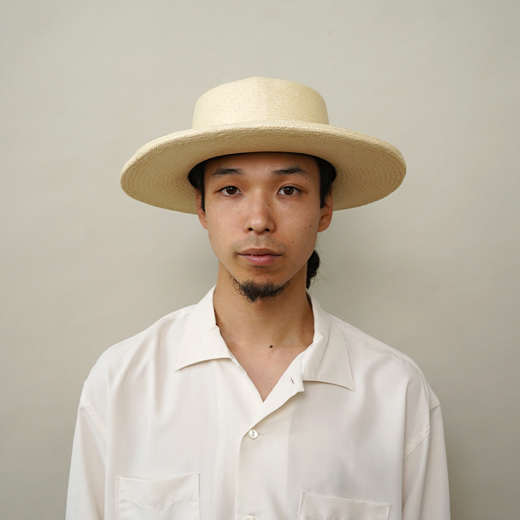 FLAT CLOWN PANAMA HAT