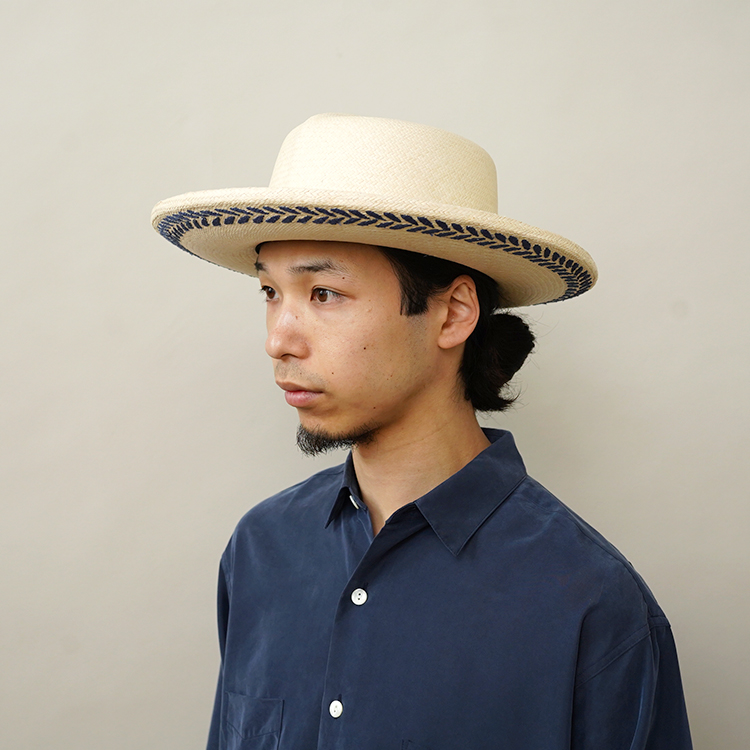 FLAT CLOWN PANAMA HAT