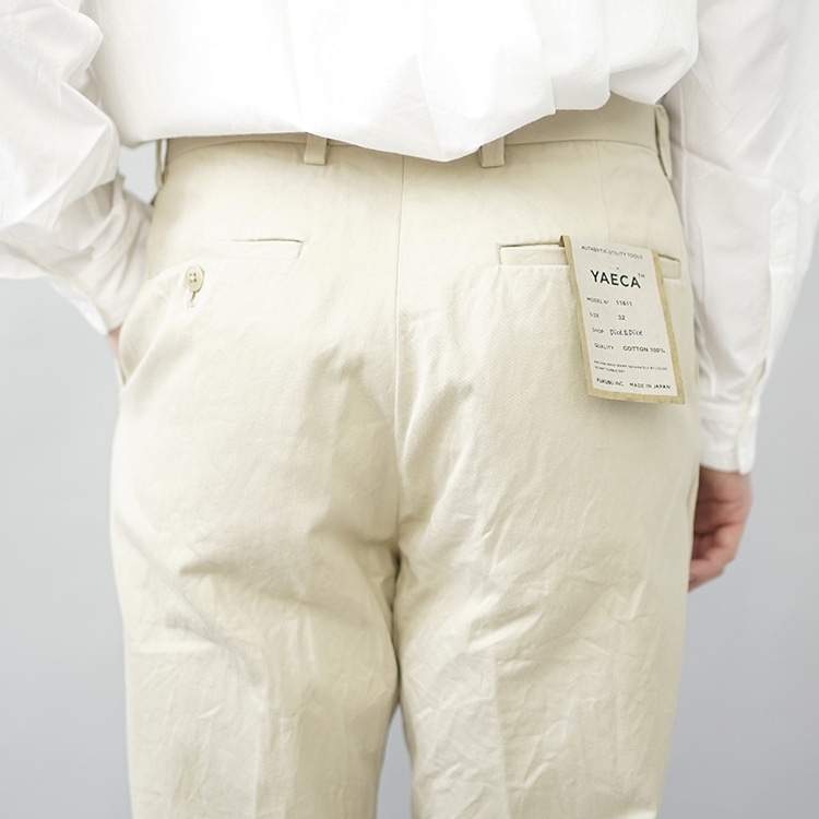 YAECA / 3B JACKET SET UP PANTS - CHINO