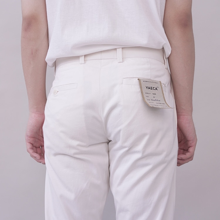 YAECA/CHINO PANTS / PIPED NARROW