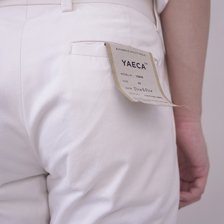 YAECA/CHINO PANTS / PIPED NARROW