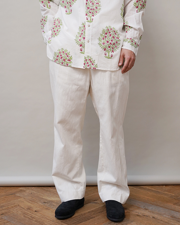 YAECA/CHINO PANTS / TUCK STRAIGHT