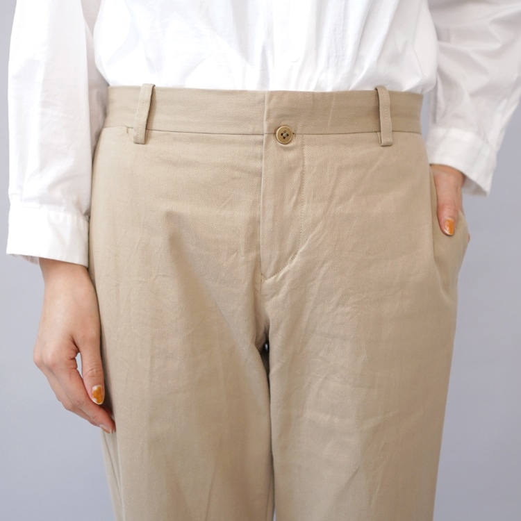 YAECA/CHINO PANTS / PIPED STEM