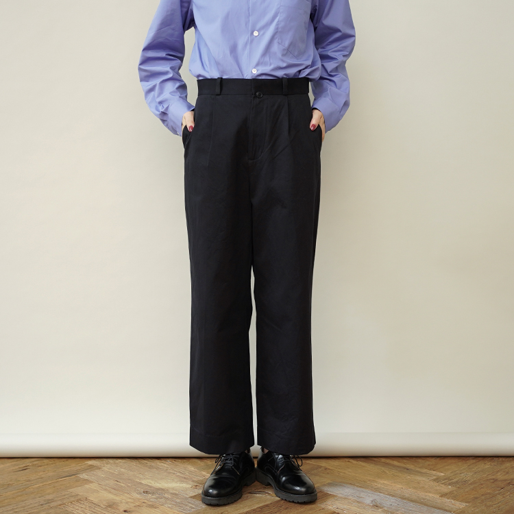YAECA/CHINO PANTS / TUCK STRAIGHT